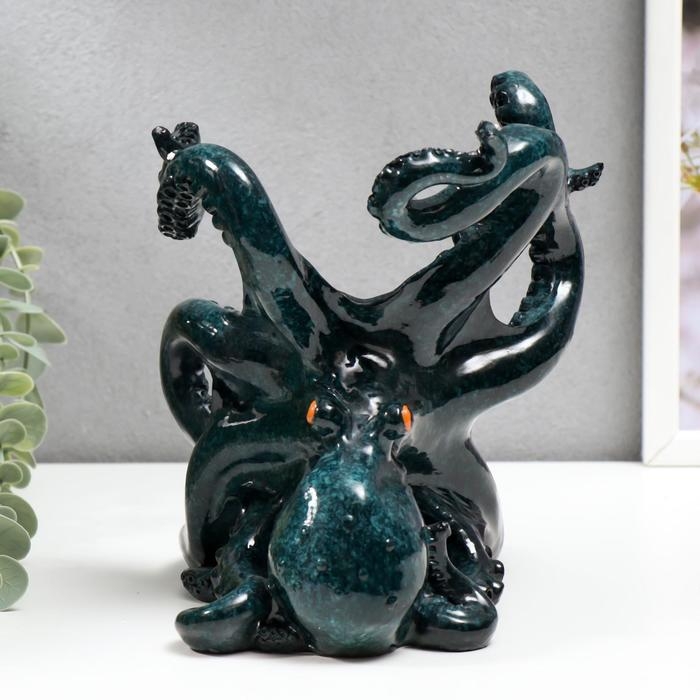 Сувенир подставка под бутылку полистоун Сувенир подставка под бутылку полистоун "Осьминог" 19х15х20 см