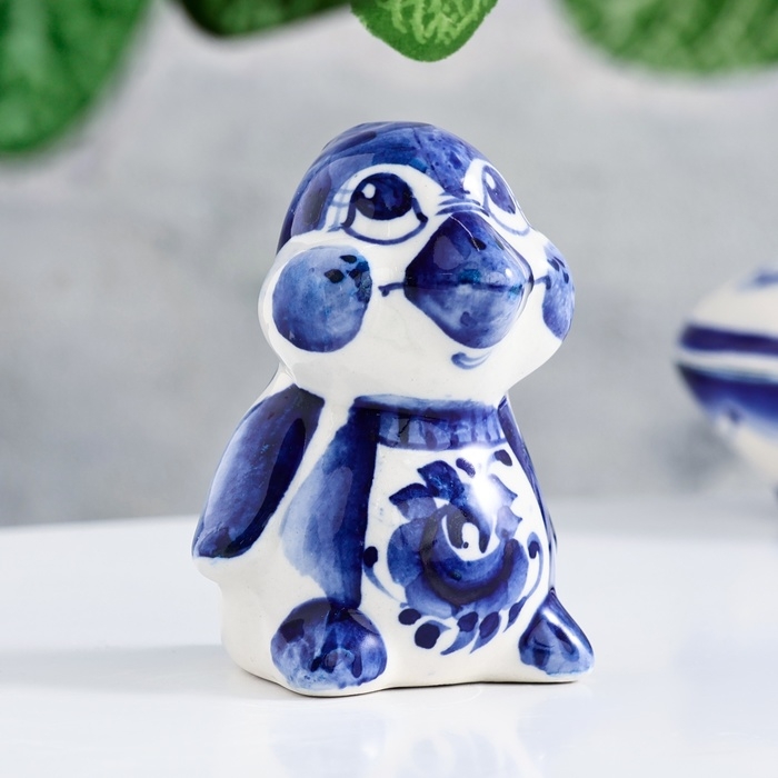 Сувенир «Пингвин», 8 см, гжель Сувенир «Пингвин», 8 см, гжель