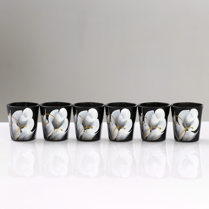 Набор стопок Набор стопок "Розы" 6 стопок 50 мл