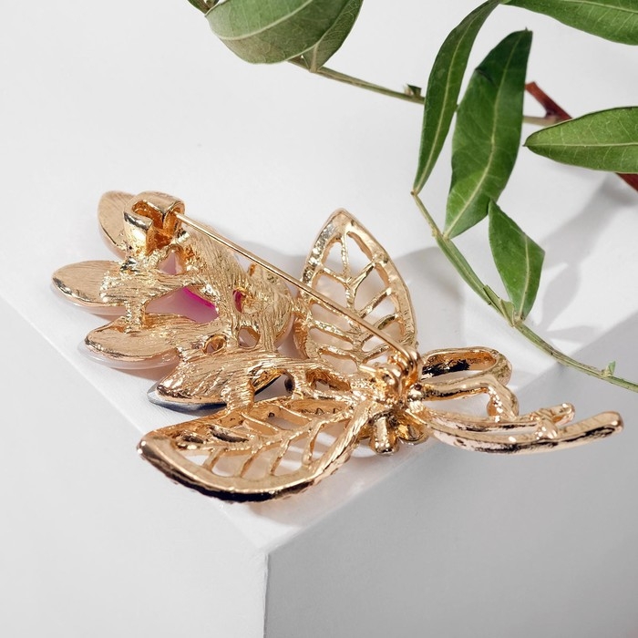 Брошь «Букетик», цветная в золоте Брошь «Букетик», цветная в золоте