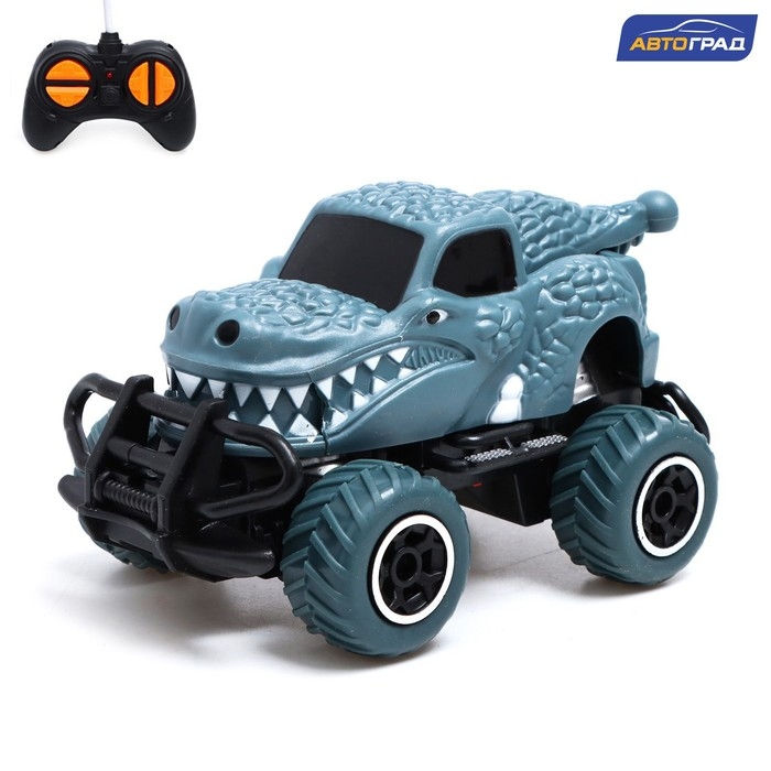 Джип радиоуправляемый DINO, работает от батареек, цвет синий Джип радиоуправляемый DINO, работает от батареек, цвет синий