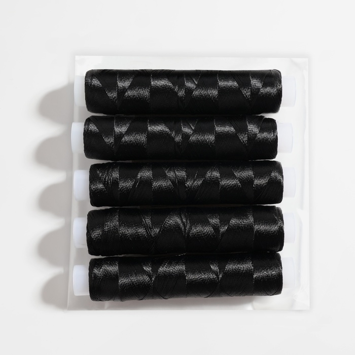 Нитки 30К, 200 м, цвет чёрный №6818, цена за 1 штуку Нитки 30К, 200 м, цвет чёрный №6818, цена за 1 штуку