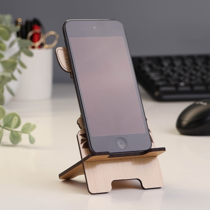 Подставка под телефон фигурная «Котик»