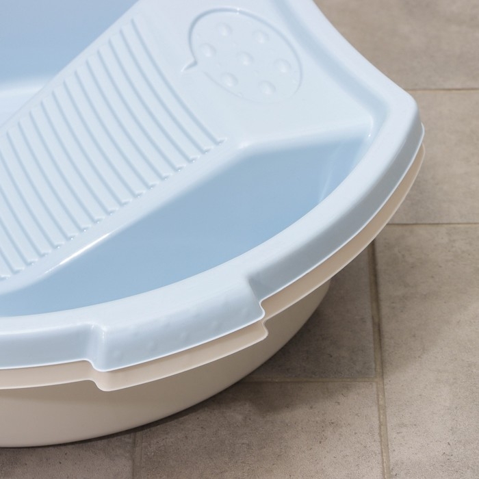 Таз круглый для стирки «Хозяюшка», 10 л, цвет МИКС Таз круглый для стирки «Хозяюшка», 10 л, цвет МИКС