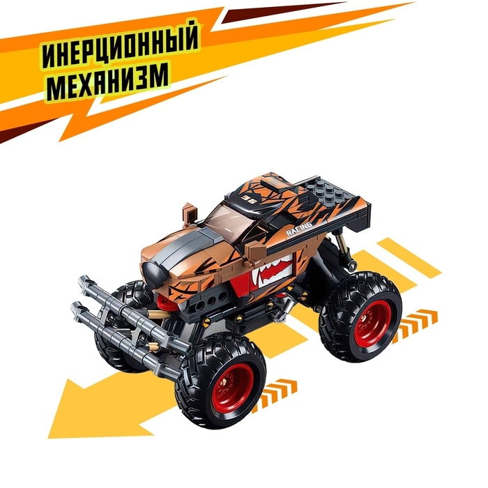 Конструктор внедорожник &laquo;Бигфут&raquo; Sluban Механо, инерционный, 269 деталей, 6+