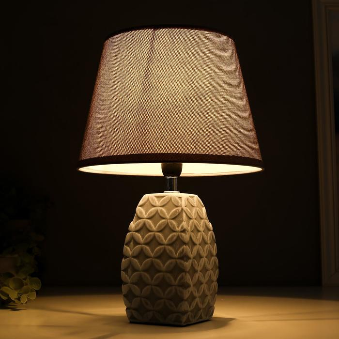 Лампа настольная 16445/1GR E14 40вт серый 22х22х34 см RISALUX Лампа настольная 16445/1GR E14 40вт серый 22х22х34 см RISALUX