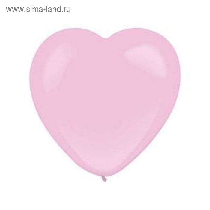 Шар латексный 12 Шар латексный 12", сердце, стандарт, набор 50 шт., цвета МИКС