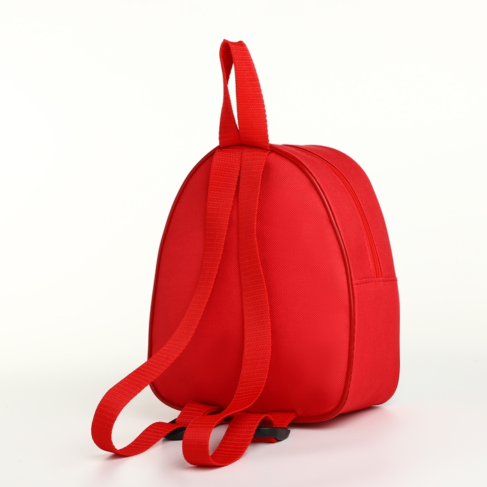 Рюкзак новогодний на молнии «Выбражулька», цвет красный