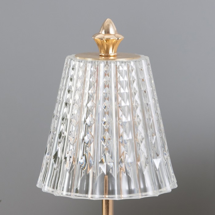 Настольная лампа сенсорная Настольная лампа сенсорная "Белла" LED 10Вт АКБ золото 12,5х12,5х31 см