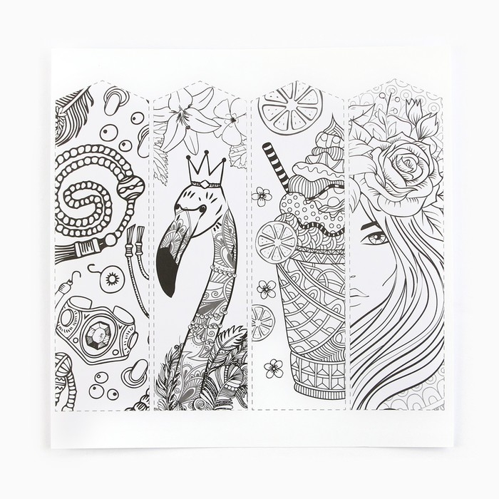 Раскраска - антистресс, альбом «Тропики», 20 стр.