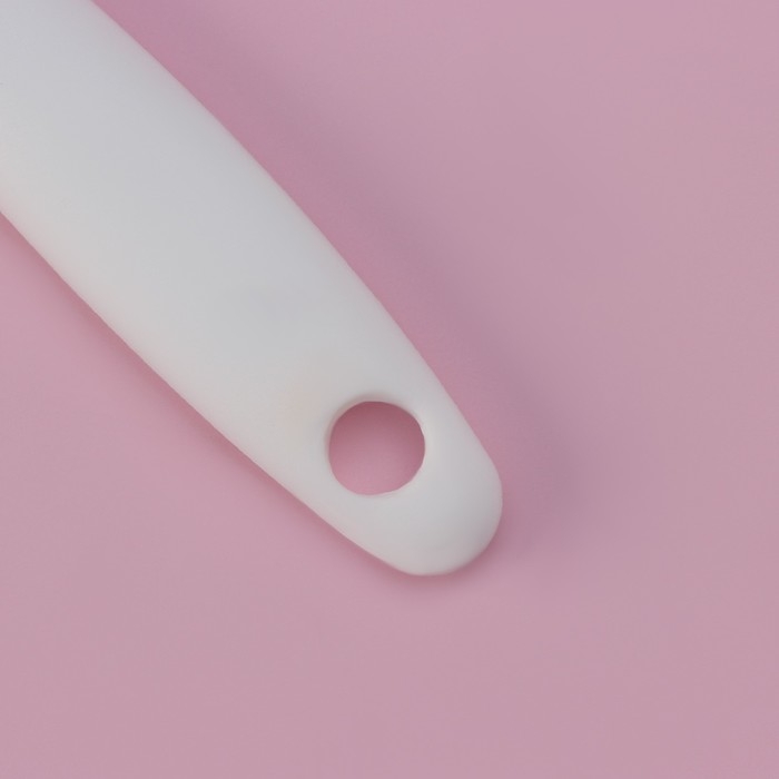 Лопатка Доляна «Конфетти», 20×4,5 см, цвет белый