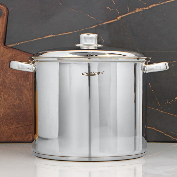 Кастрюля «Гретта», d=24 см, 9 л, капсульное дно, индукция Кастрюля «Гретта», d=24 см, 9 л, капсульное дно, индукция