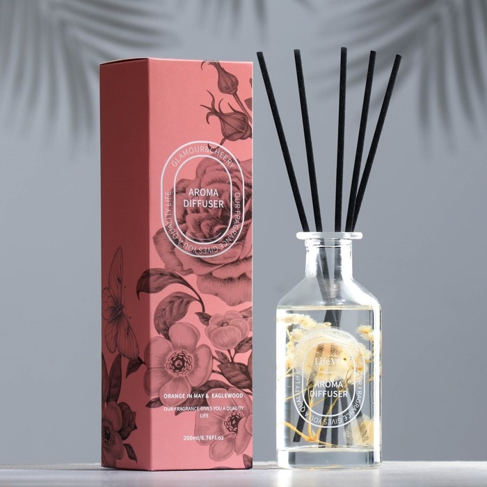 Диффузор ароматический Диффузор ароматический "Orange in may & eaglewood ", апельсин и алое, 200 мл