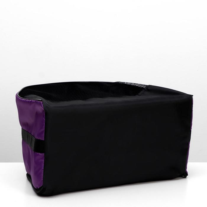 Сумка - переноска для животных, оксфорд, 42 х 22 х 29 см, фиолетовая Сумка - переноска для животных, оксфорд, 42 х 22 х 29 см, фиолетовая