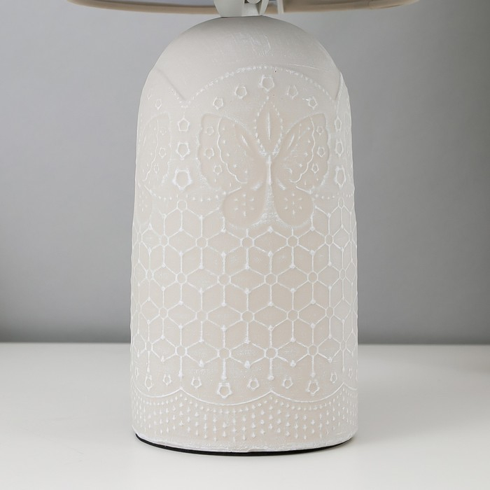 Настольная лампа 16565/1GY E14 40Вт серый 15х15х34 см RISALUX