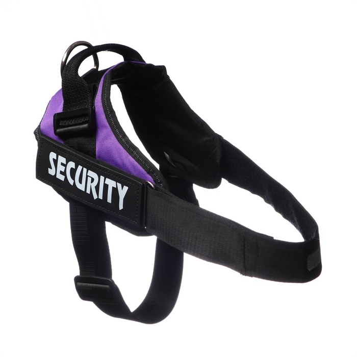 Шлейка К9 мягкая светоотражающая, размер L, ОГ 68-80 см, вес 17,5-32,5 см, фиолетовая Шлейка К9 мягкая светоотражающая, размер L, ОГ 68-80 см, вес 17,5-32,5 см, фиолетовая