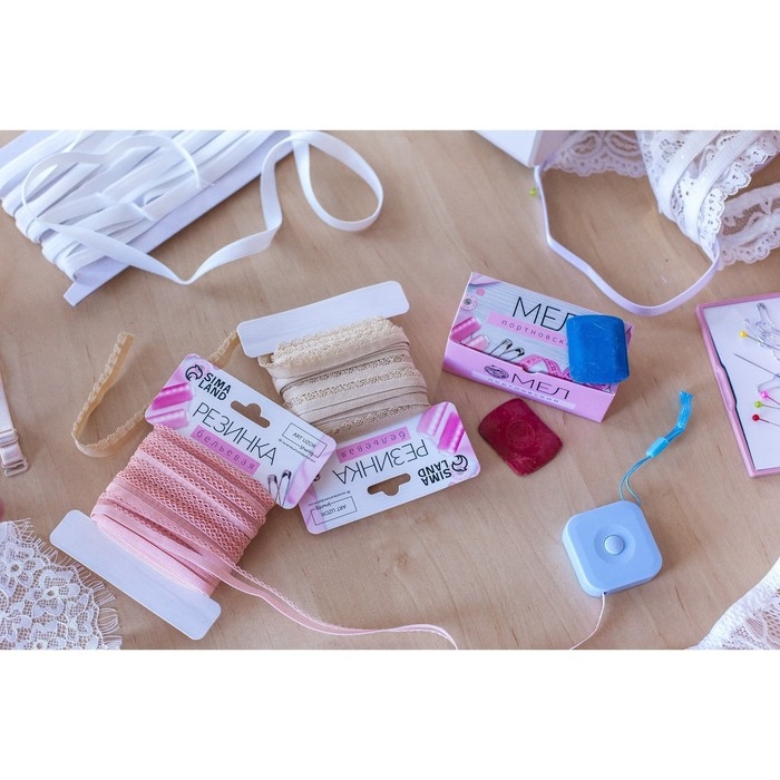 Резинка ажурная бельевая, 13 мм, 10 ± 1 м, цвет розово-персиковый Резинка ажурная бельевая, 13 мм, 10 ± 1 м, цвет розово-персиковый