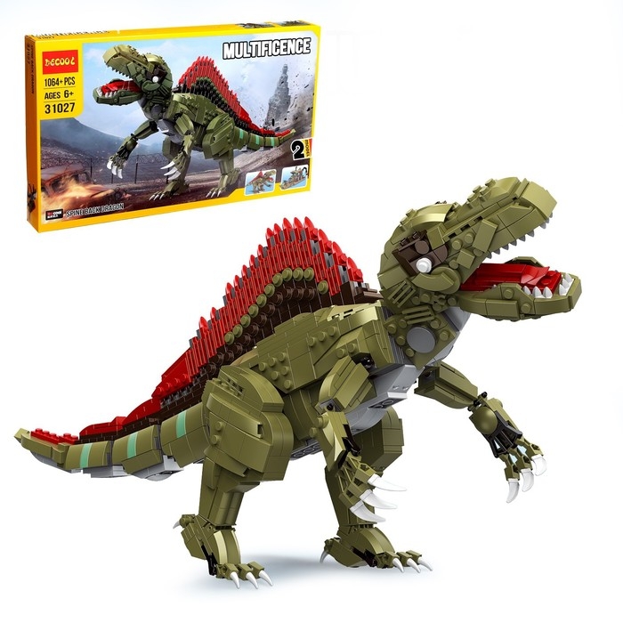 Конструктор блочный «Динобот», 2 варианта сборки, 1064 детали Конструктор блочный «Динобот», 2 варианта сборки, 1064 детали