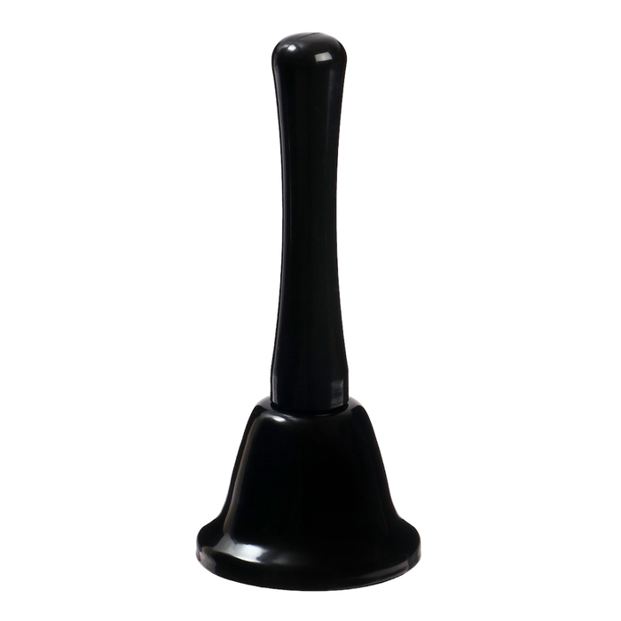 Колокольчик металлический, звонок настольный  Колокольчик металлический, звонок настольный "Funk", 12.5 х 5 см, черный