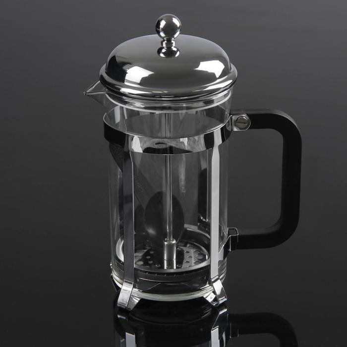 Чайник заварочный френч - пресс на ножках «Металлик», 600 мл Чайник заварочный френч - пресс на ножках «Металлик», 600 мл
