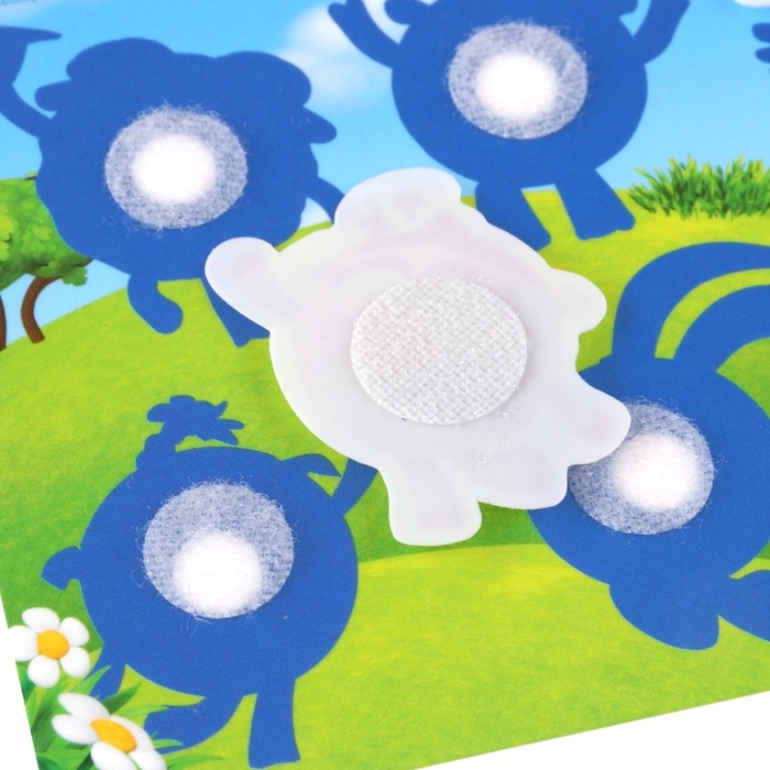 Игра развивающая на липучках Игра развивающая на липучках "Изучаем веремена года", Смешарики