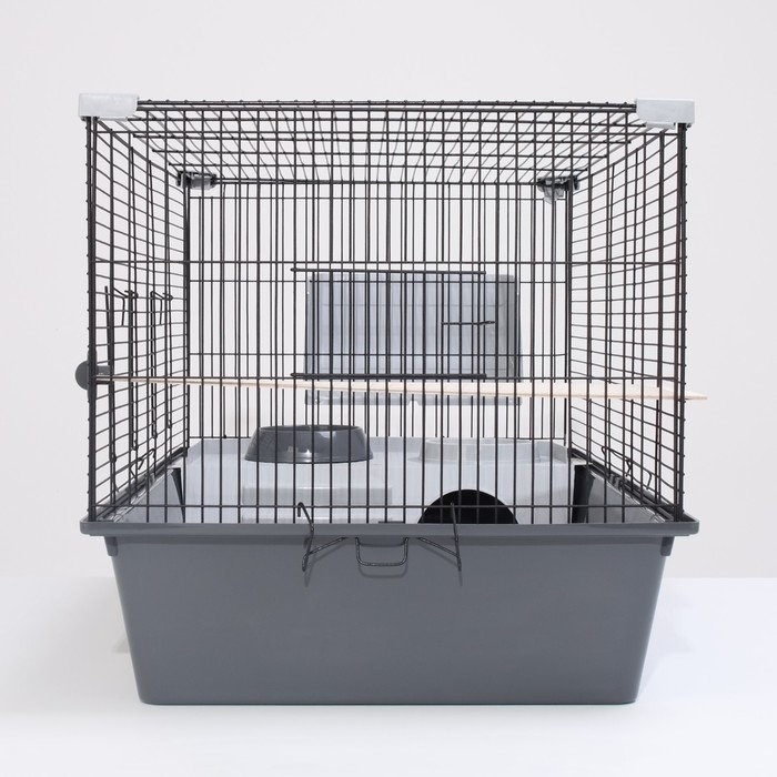 Клетка для шиншилл Клетка для шиншилл "Пижон" №11, складная, 80 х 50 х 46см, серая