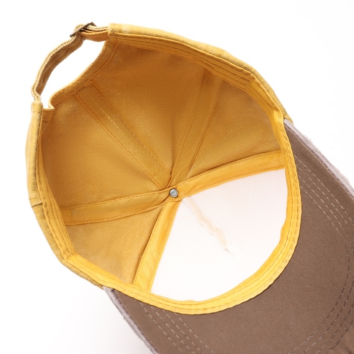 Кепка мужская MINAKU, цвет горчичный, размер 56-58 Кепка мужская MINAKU, цвет горчичный, размер 56-58