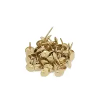 Гвозди ТУНДРА, декоративные, обивочные, 8&times;15 мм, золото, 500 шт.