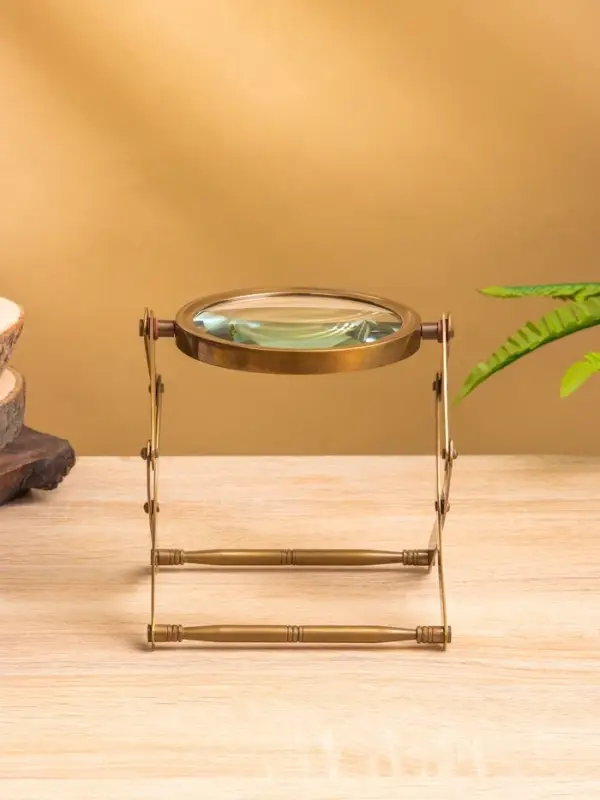 Лупа &laquo;Исследователь&raquo;, 13.5&times;14&times;3.5 см, алюминий