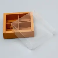 Коробка для 4 конфет, 12.5×12.5×3.5 см