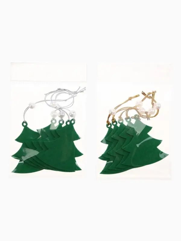 Набор ёлочных украшений Набор ёлочных украшений "Ёлочки" 5 шт