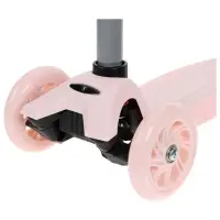 Самокат GRAFFITI Baby, колёса световые PU 120/70 мм, ABEC 7, розовый