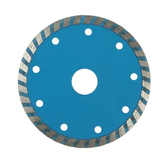 Диск алмазный отрезной ТУНДРА, TURBO, сухой рез, 115&times;22 мм