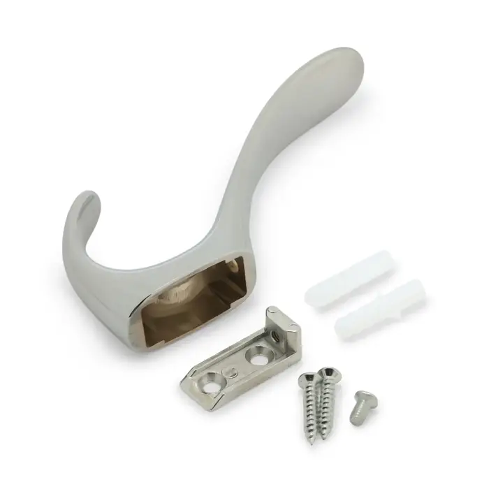 Крючок мебельный CAPPIO NOTE, двухрожковый, цвет хром