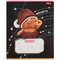 Тетрадь 18л кл Hatber "Кофейные коты", на скобе, скругл углы, 60-65г/м&sup2; 5В МИКС