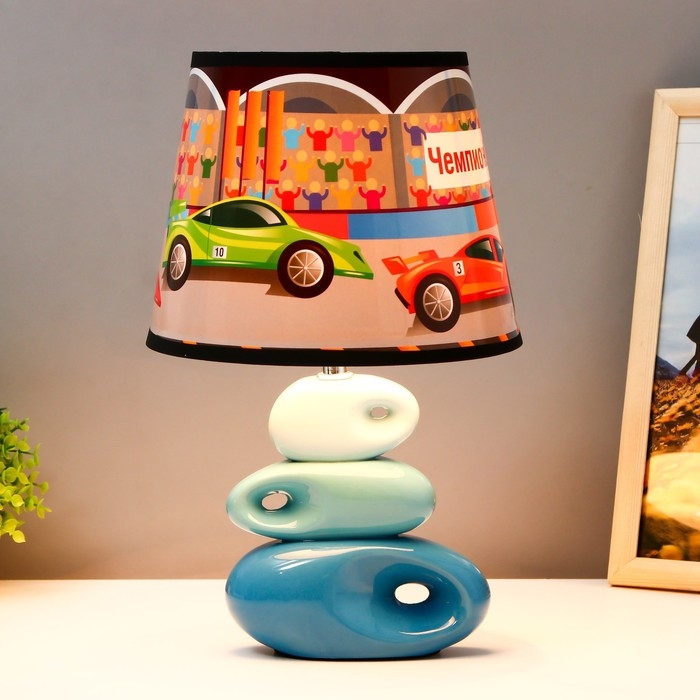 Настольная лампа  Настольная лампа "Тачки" Е14 15Вт 25х25х38 см RISALUX