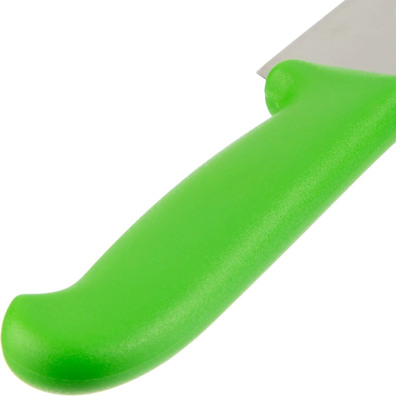 Нож универсальный  лез 200 мм  толщ 2 мм  3Cr13  зел пластиковая ручка