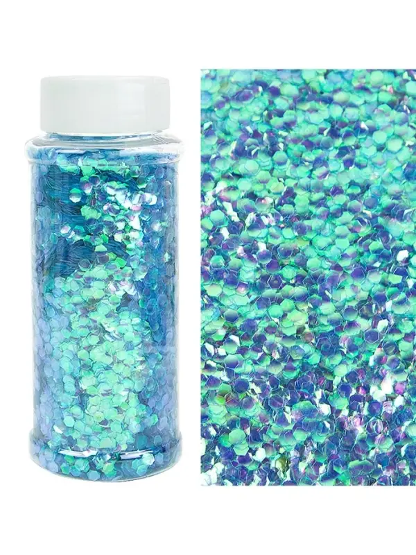 Конфетти «Шестиугольники» голубые, перламутр, 0.3 см, 90 г Конфетти «Шестиугольники» голубые, перламутр, 0.3 см, 90 г