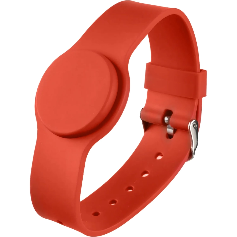 Браслет доступа (RFID-браслет) Bigtech EM-Marine, с застежк.красн(40шт/уп)