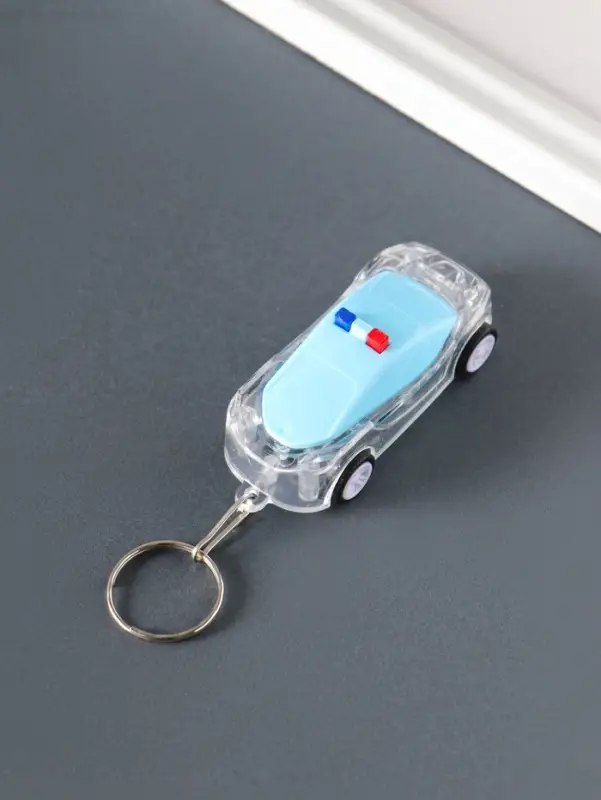 Брелок световой на кольце "Полицейский автомобиль" мигает МИКС иннерционный 7х3х1,5 см