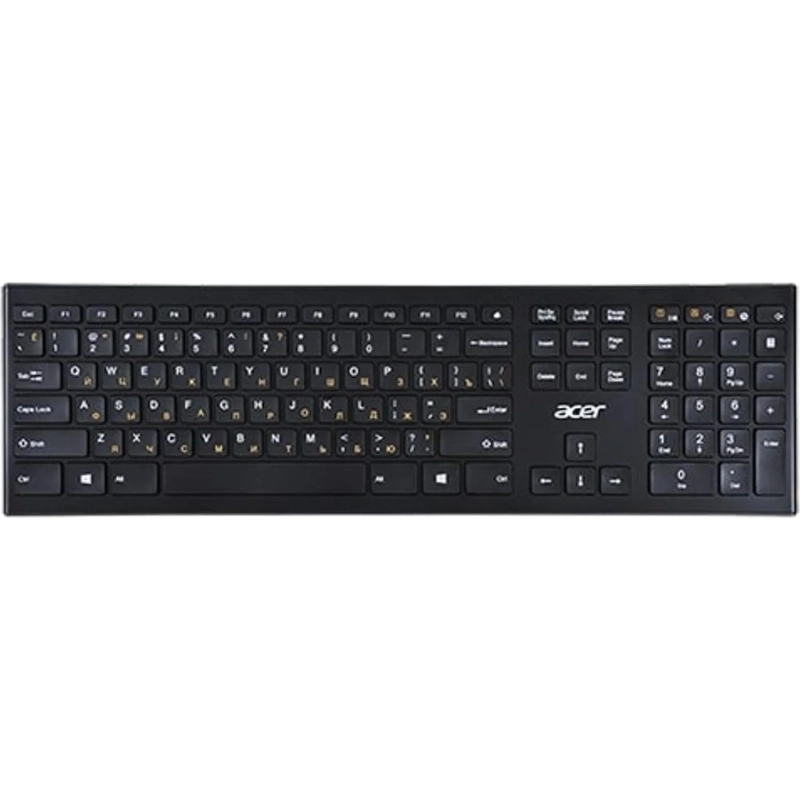 Клавиатура Acer OKR010 Wireless, черный