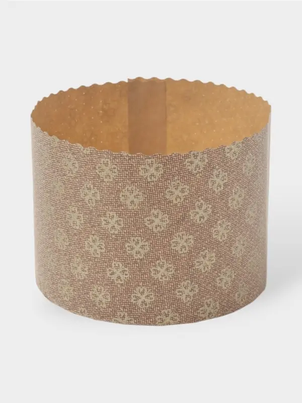 Формы для выпечки кулича бумажные &laquo;Классика&raquo;, одноразовые, набор 10 шт., 13.4&times;9.5 см, коричневые