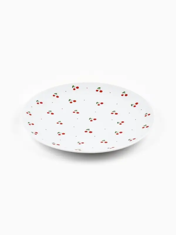 Тарелка плоская керамическая &laquo;Вишня&raquo;, d=20 см