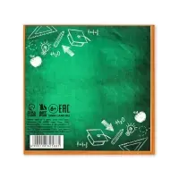 Блокнот 10х10, 16 листов в клетку "Сила в знаниях"