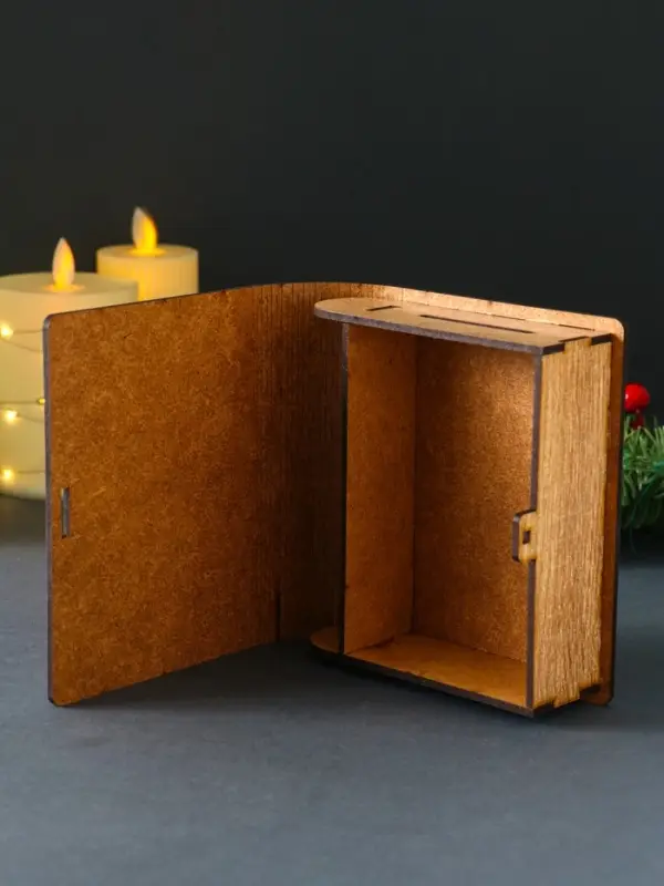 Новогодняя копилка-шкатулка "Пусть исполняются мечты" 14х12х5 см