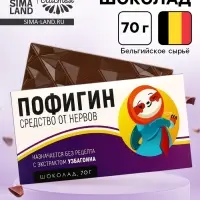 Шоколад молочный &laquo;Пофигин&raquo;, 70 г