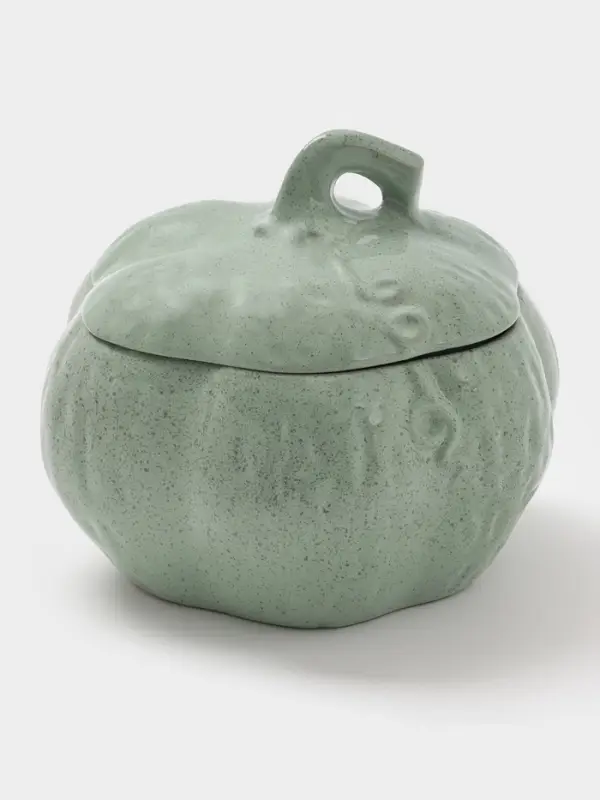 Горшок для запекания Борисовская керамика «Тыква», 2.4 л, зелёный Горшок для запекания Борисовская керамика «Тыква», 2.4 л, зелёный