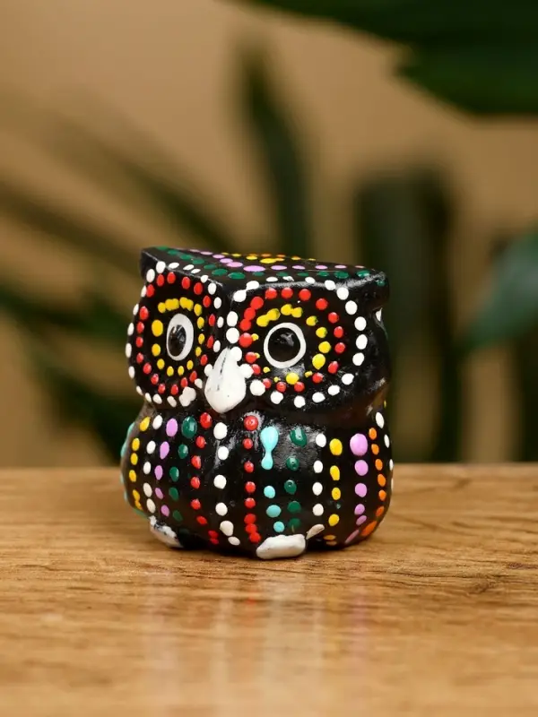 Набор сувенирный "Совушки" дерево Албезия (5 штук), 3 см