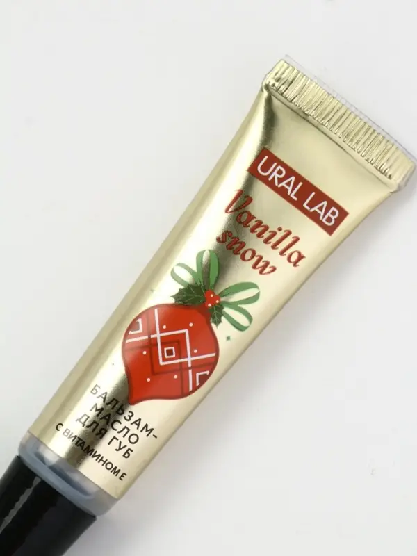 Бальзам-масло для губ, аромат ванильные снежинки 10 г, URAL LAB Бальзам-масло для губ, аромат ванильные снежинки 10 г, URAL LAB