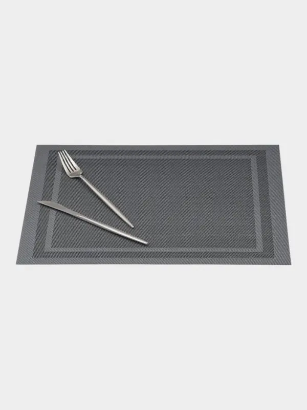 Набор салфеток сервировочных Доляна &laquo;Уют&raquo;, 45&times;30 см, 4 шт., серый